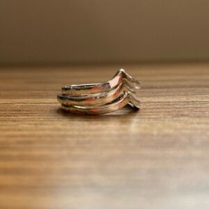 5/$15 Set of 3 Silvertone Costume Jewelry Stacking Rings (5/5.25)